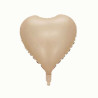 Balon foliowy Serce kremowe 45cm