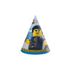 Czapeczki urodzinowe Lego City - 6 szt.