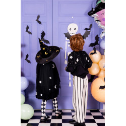 Dekoracja papierowa Nietoperze, 19-29 cm czarne 6 szt na Halloween
