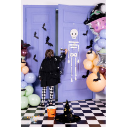 Dekoracja papierowa Nietoperze, 19-29 cm czarne 6 szt na Halloween