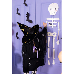 Dekoracja papierowa Nietoperze, 19-29 cm czarne 6 szt na Halloween