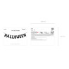 Balon foliowy Halloween, 280x46 cm, czarny