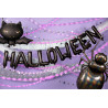 Balon foliowy Halloween, 280x46 cm, czarny
