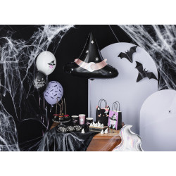 Pajęczyna biała dekoracja na Halloween z pająkami 60g