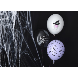Pajęczyna biała dekoracja na Halloween z pająkami 60g