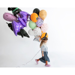 Balony na Halloween Hocus Pocus Księżyc, Czarny Kot 50 szt