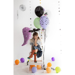 Balony na Halloween, czarownica, nietoperze mix 50 szt