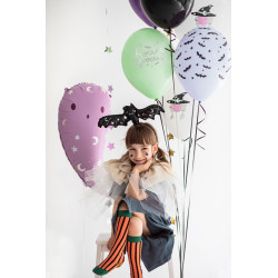 Balony na Halloween, czarownica, nietoperze mix 50 szt