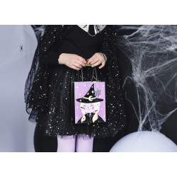 Torebka na prezent Czarownica wiedźma na Halloween 8x14x18 cm