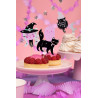 Dekoracje do muffinek ciastek na torta Halloween, 14 cm, mix (1 op. / 6 szt.)