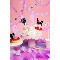 Dekoracje do muffinek ciastek na torta Halloween, 14 cm, mix (1 op. / 6 szt.)