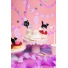 Dekoracje do muffinek ciastek na torta Halloween, 14 cm, mix (1 op. / 6 szt.)