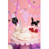 Dekoracje do muffinek ciastek na torta Halloween, 14 cm, mix (1 op. / 6 szt.)