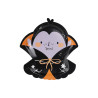 Talerzyki Dracula, 23x25 cm 6szt dekoracja na Halloween