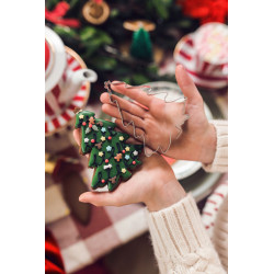 Wykrawacze do ciastek Merry Christmas, srebrny (1 op. / 6 szt.)