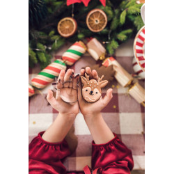 Wykrawacze do ciastek Merry Christmas, srebrny (1 op. / 6 szt.)