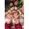 Wykrawacze do ciastek Merry Christmas, srebrny (1 op. / 6 szt.)
