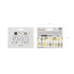 Korony Party, 11 cm, mix (1 op. / 2 szt.)