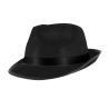 Kapelusz wieczorowy czarny alcapone Gangstera Fedora