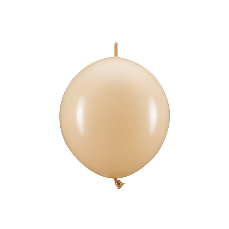 Balony z łącznikiem, 33 cm, nude (1 op. / 20 szt.)