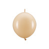 Balony z łącznikiem, 33 cm, nude (1 op. / 20 szt.)