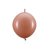Balony z łącznikiem, 33 cm, brudny róż (1 op. / 20 szt.)