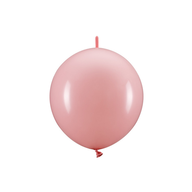 Balony z łącznikiem, 33 cm, jasny różowy (1 op. / 20 szt.)