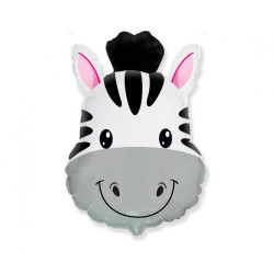 Balon foliowy 24" FX - Zebra (głowa)