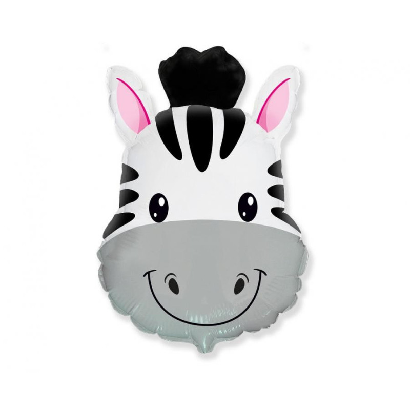 Balon foliowy 24" FX - Zebra (głowa)