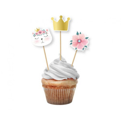 Pikery do muffinek Kotek, 6 szt.