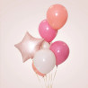 Balon foliowy Gwiazda matowy karmelowy 18cali  Partypal