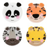 Talerzyki papierowe Zwierzątka Safari 18cm 4szt