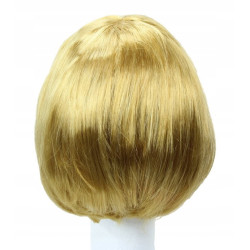 Włosy Sztuczne Krótkie Blond 30cm Peruka Jasna Grzywka