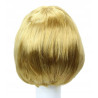 Włosy Sztuczne Krótkie Blond 30cm Peruka Jasna Grzywka