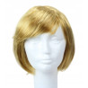 Włosy Sztuczne Krótkie Blond 30cm Peruka Jasna Grzywka