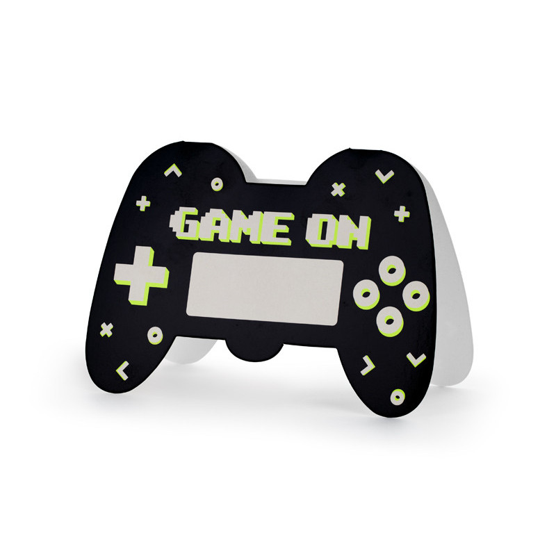Zaproszenia Gamepad, mix (1 op. / 6 szt.)