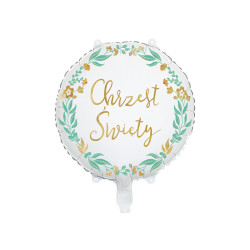 Balon foliowy ''Chrzest Święty'', 45 cm, mix