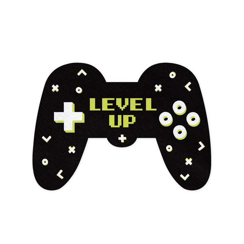 Serwetki Gamepad, 11.5x16 cm, mix (1 op. / 12 szt.)