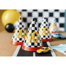 Czapeczki GO!, 16 cm, mix (1 op. / 6 szt.)