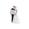 Figurka na tort weselny Just Married, 14.5 cm