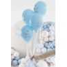 Balony Eco 33 cm, Chrzest Święty, błękit (1 op. / 6 szt.)