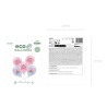 Balony Eco 33 cm, Happy Birthday, mix (1 op. / 5 szt.)