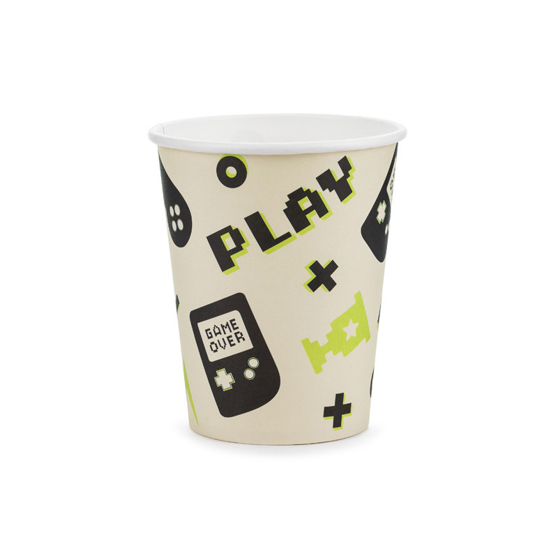 Kubeczki Gamer, 220 ml, mix (1 op. / 6 szt.)