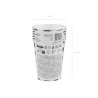 Kubeczki Szachownica, 220 ml, mix (1 op. / 6 szt.)