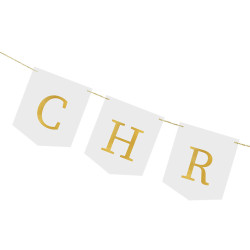 Baner ''Chrzest Święty'', 2 m, biały