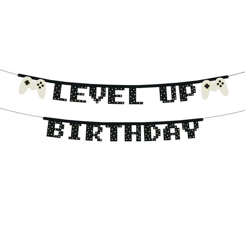 Baner ''Level up'' urodziny gracza 2.5 m, mix