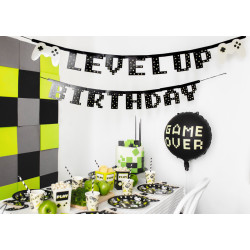 Baner ''Level up'' urodziny gracza 2.5 m, mix