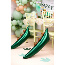 Balon foliowy Ogon dinozaura, 79x35 cm, mix