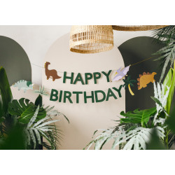 Baner Happy Birthday Dino, 3 m, mix