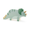 Zaproszenia Triceratops, mix (1 op. / 6 szt.)